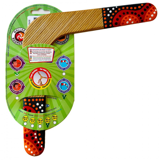 Wallaby Boomerang Vintage i indpakning