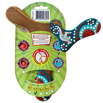 Wallaby Boomerang Wallaby i indpakning