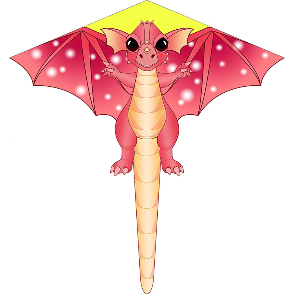 Wikz Fantasy Drage - Lyserød