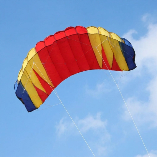 Wikz Parafoil drage sunset flyver på himlen
