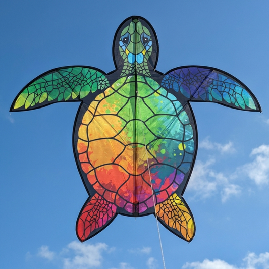 Wikz Skildpadde drage flyver på himlen