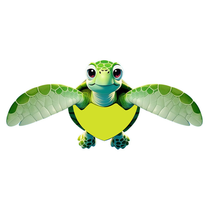 Wikz Toby The Turtle med hvid baggrund