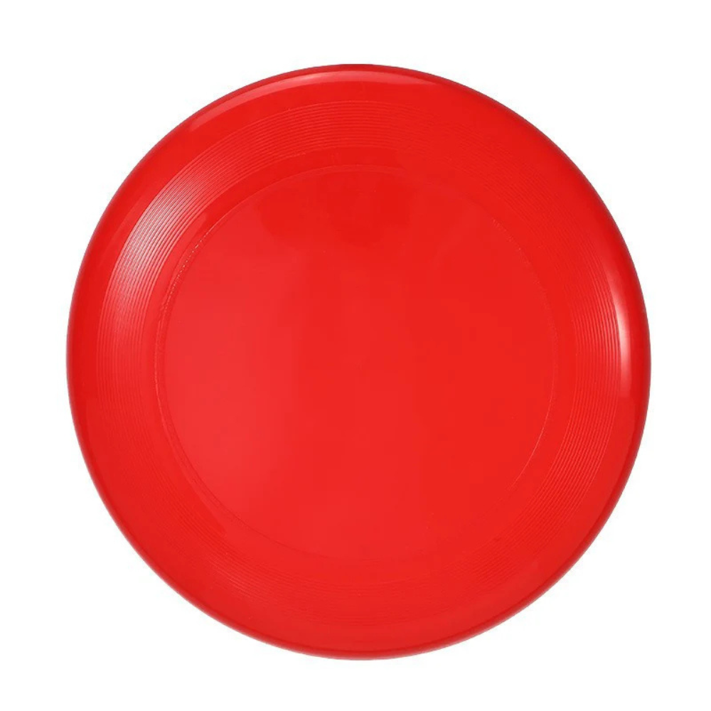 Wikz WindRider Aero frisbee i rød, vist på hvid baggrund